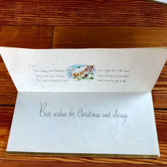7 Vintage Christmas Cards By A Sunshine Card Made In Canada - Picture 6 of 12